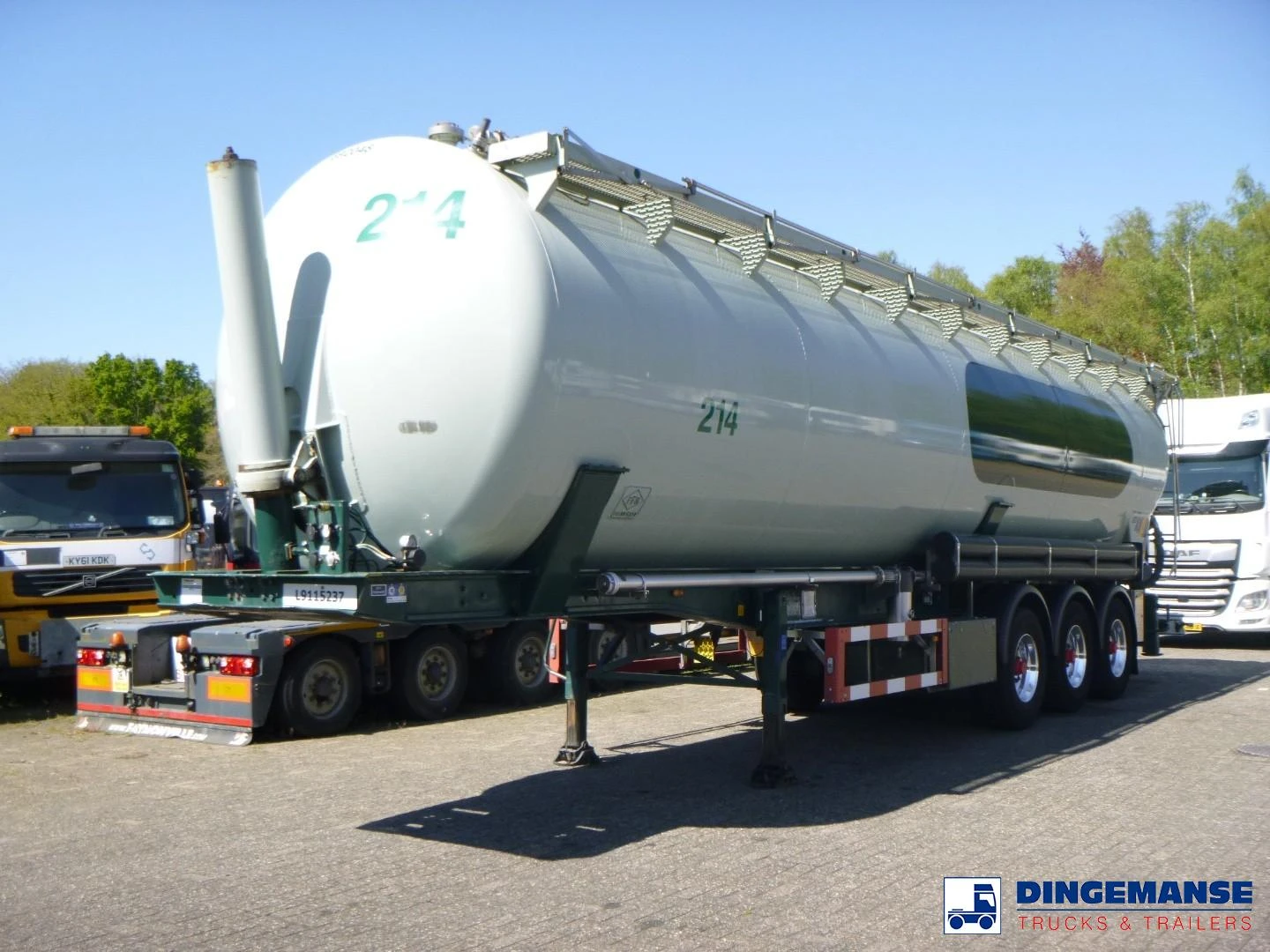 Feldbinder Powder tank alu 60 m3 (tipping) 2007 obrázek 1