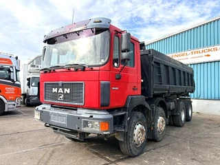 MAN 35 1997 - .403DF 8x4 MEILLER KIPPER (EURO2 / ZF16 MANUAL GEARBOX / FULL STEEL SUSPENSION / 13.000 KG. REDUCTION AXLES / ETC.) te koop