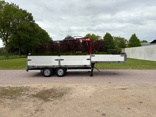 kuiper PLSD 2012 - Be oplegger 5.3 TON met aluminium luiken KRAAN for sale