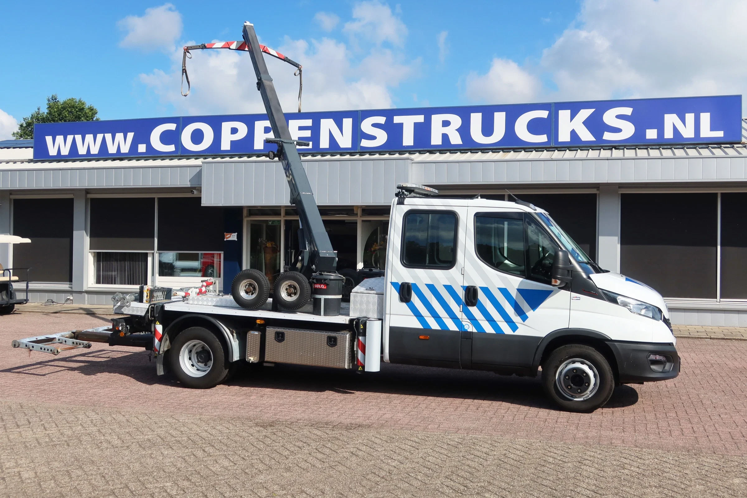 Iveco Daily 2023 - 70 C 16 Recovery-truck, Bergingswagen, Apschlep. 7 Persoons. ALS NIEUW afbeelding 2