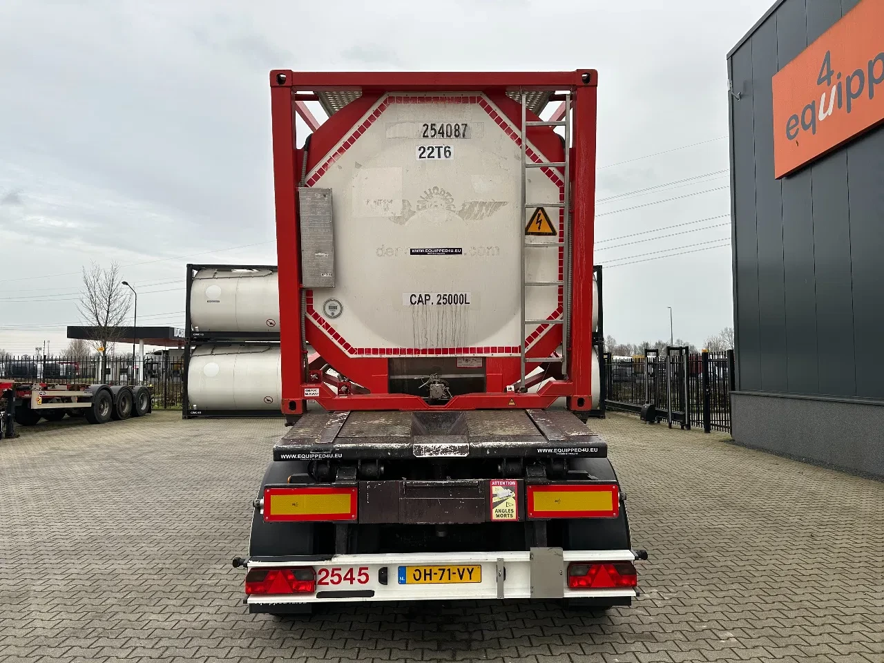 Van Hool 2005 - 20FT Tipping-chassis, ADR (EX/II, EX/III, FL, AT), SAF + DISC, 2 liftaxles изображение 7