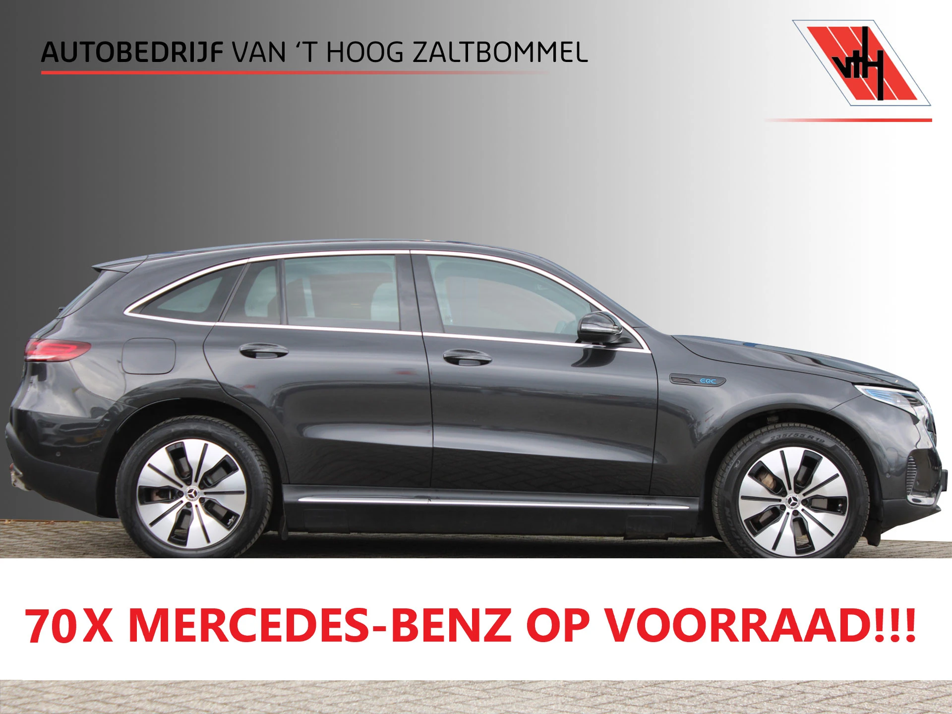 Mercedes-Benz EQC 2022 - 400 4MATIC Business Solution 80 kWh LEDER CAMERA TREKHAAK afbeelding 1