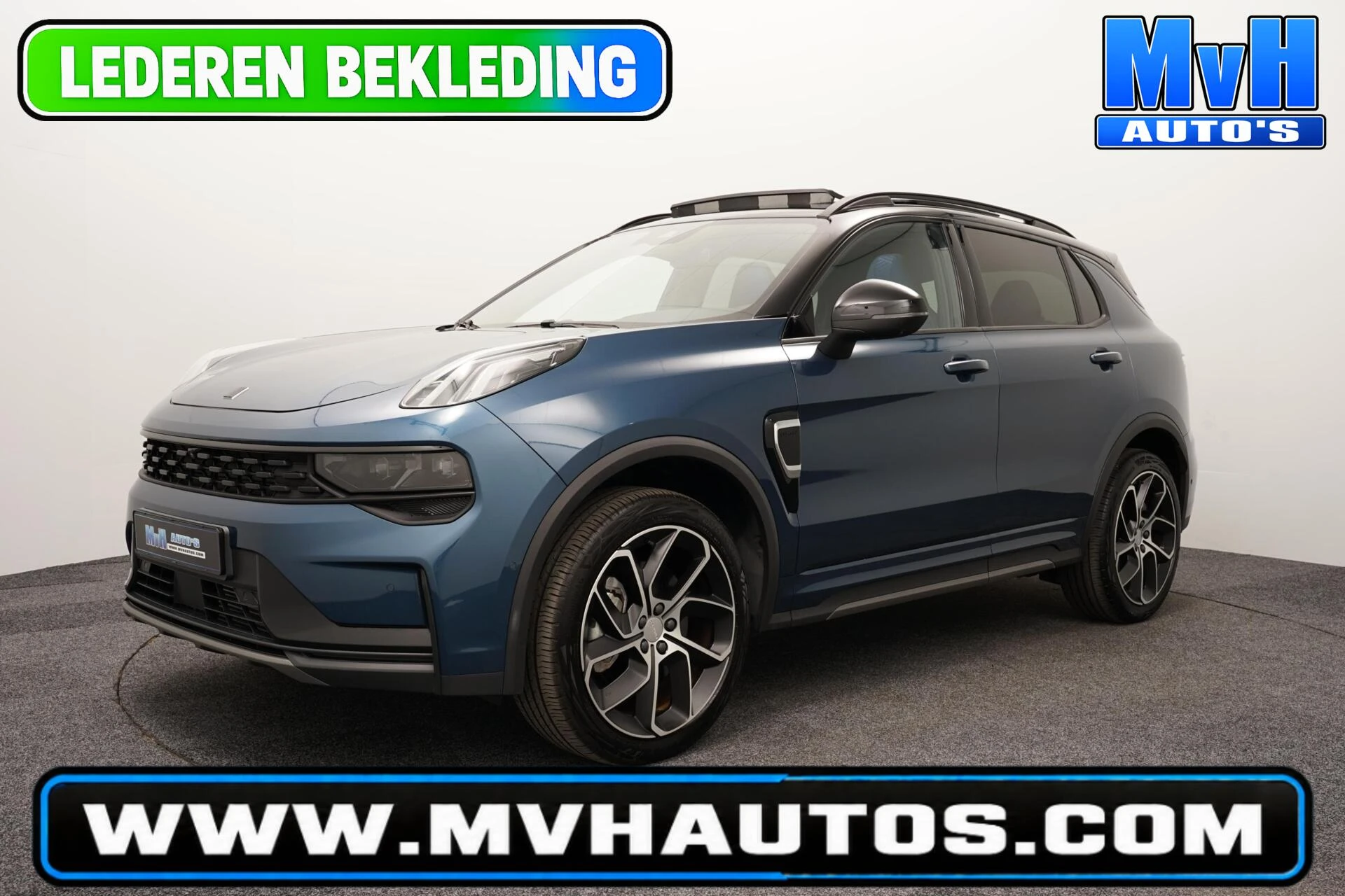 Lynk & Co 01 2023 - 1.5 PHEV|FULL BLACK|LEER|360°|PANO|262PK|SOH97% afbeelding 1