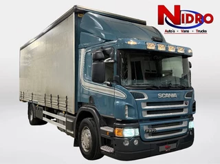Scania P 2006 - P270 Schuifzeil I Manual I AC I 1500 KG Dhollandia LBW I Loading space L730 B245 H265 te koop