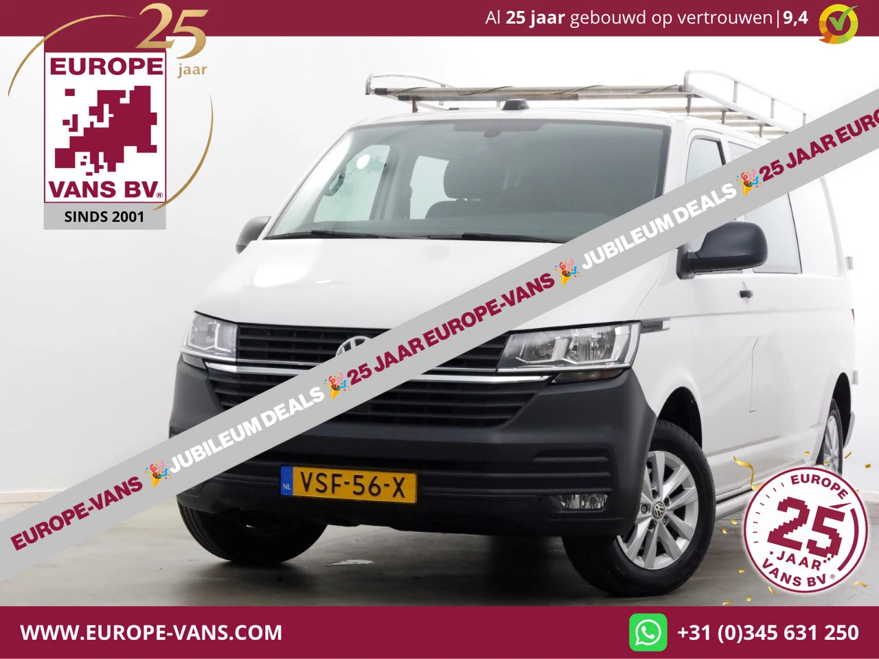 Volkswagen Transporter 2022 - T6.1 2.0 TDI 150pk Lang D.C. Comfortline Airco/Navi/Imperiaal 10-2022 image 1