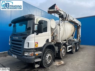 Scania P 2009 - 380 EURO 4, Cifa 9m3, Steel suspension, Manual for sale