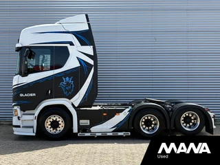 Scania R 2022 - R530 V8 6x2 LL Glacier SHOWTRUCK // BUFFL opbouw - PTO Retarder Lift as Boogie afbeelding 2 miniatuur