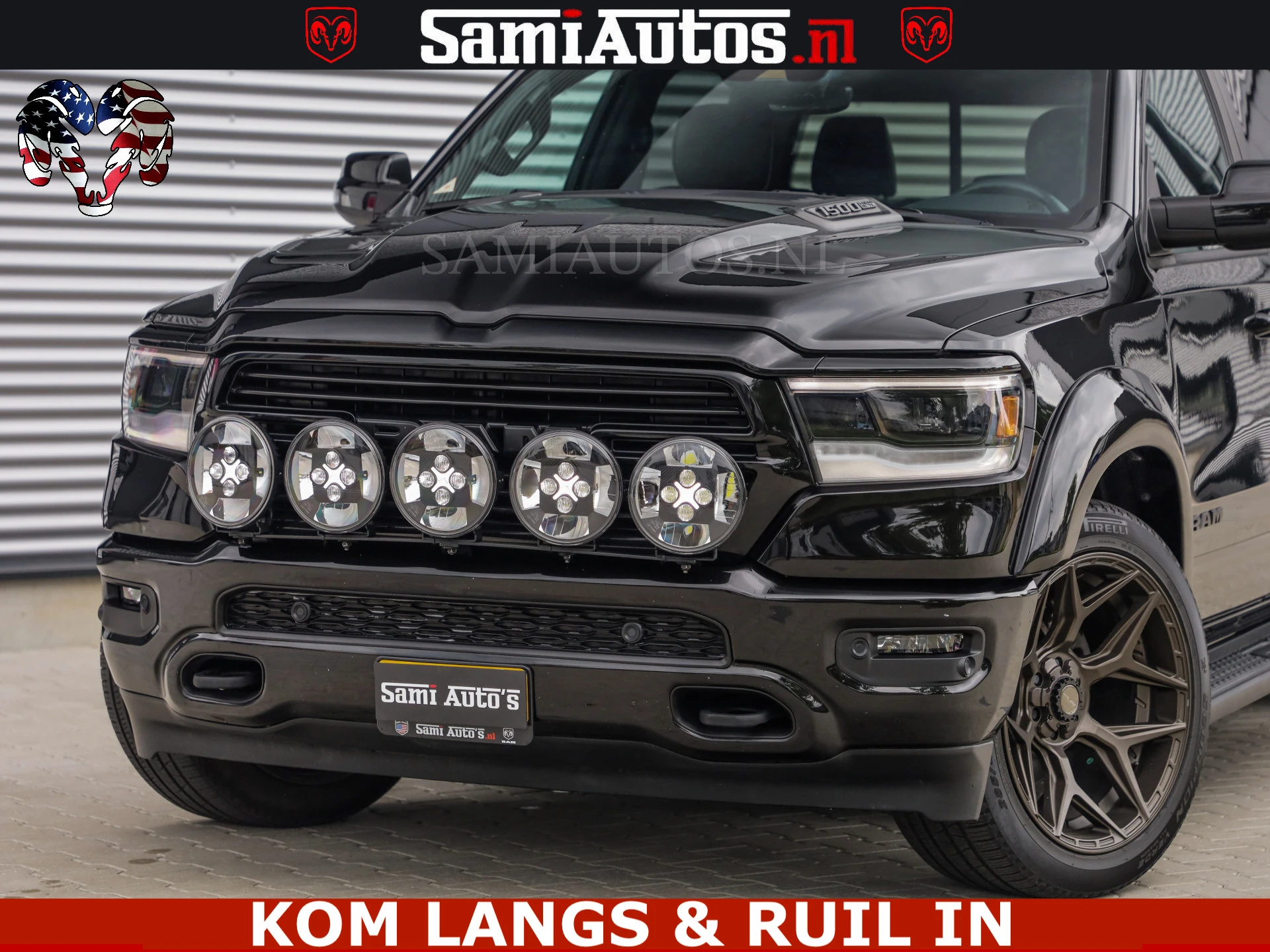 Dodge Ram Pick-Up 2023 - DE DONDER | 5.7 V8 HEMI | BRONZE BREDE WIELEN | WIDE BODY | OPEN UITLAAT KLEP | ZEER DIK | image 36