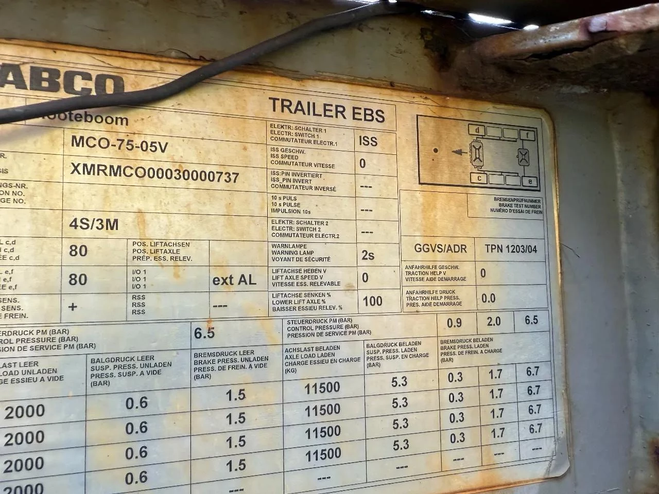 Nooteboom MCO-75-05V 2003 imagen 15