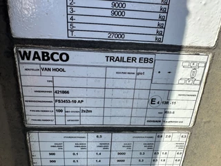 Van Hool N/A 2015 - 20FT/30FT ADR CHASSIS / galvanized / BPW DRUM / ADR / NL-chassis image 20