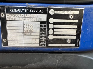 Renault D 2017 - 14 4X2 EURO 6 3 SEATS TÜV TILL 10-2026 image 16