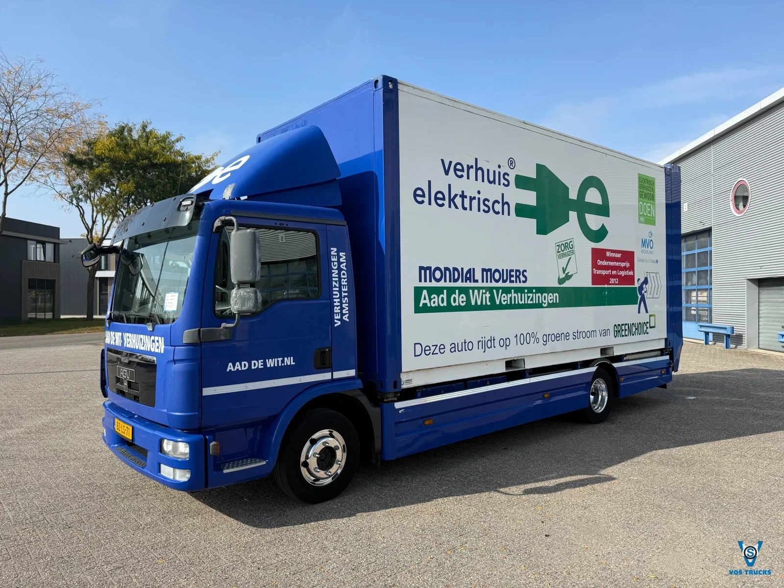 MAN TGL 2011 - E / 100% ELECTRIC / ONLY:65724 KM / 150KW / NL MOVING TRUCK / LOADING PLATFORM / 3SEATS / ALCOA / AUTOMATIC / 2011 afbeelding 1
