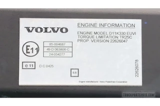 Volvo N/A - 22626047 Motor D11K330 E6 Volvo immagine 3