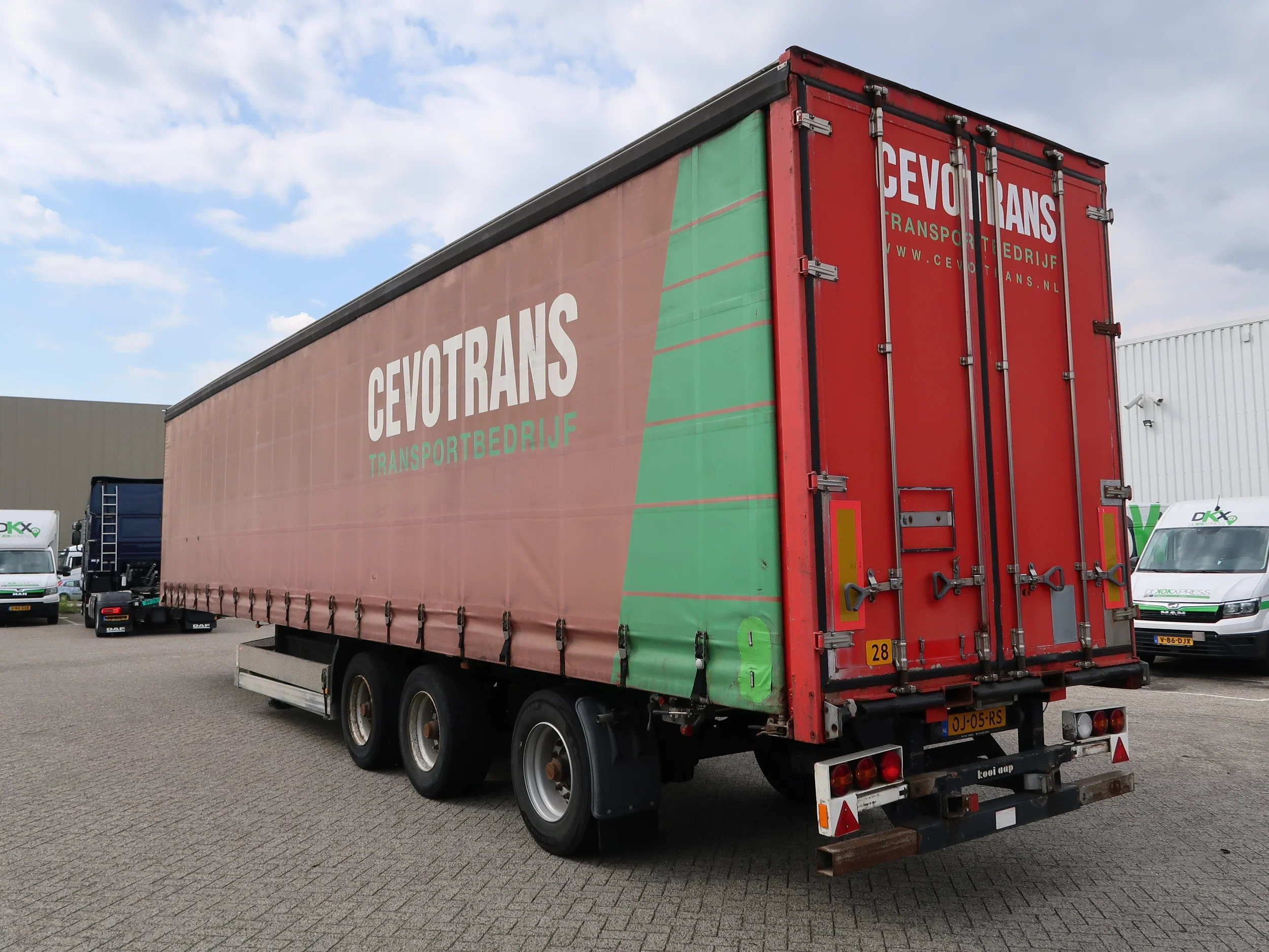 Pacton B3-001 2007 - O4, Lift & Lenkachse BPW, Staplerhalter, 4 Units, TUV, NL Trailer TOP! afbeelding 8