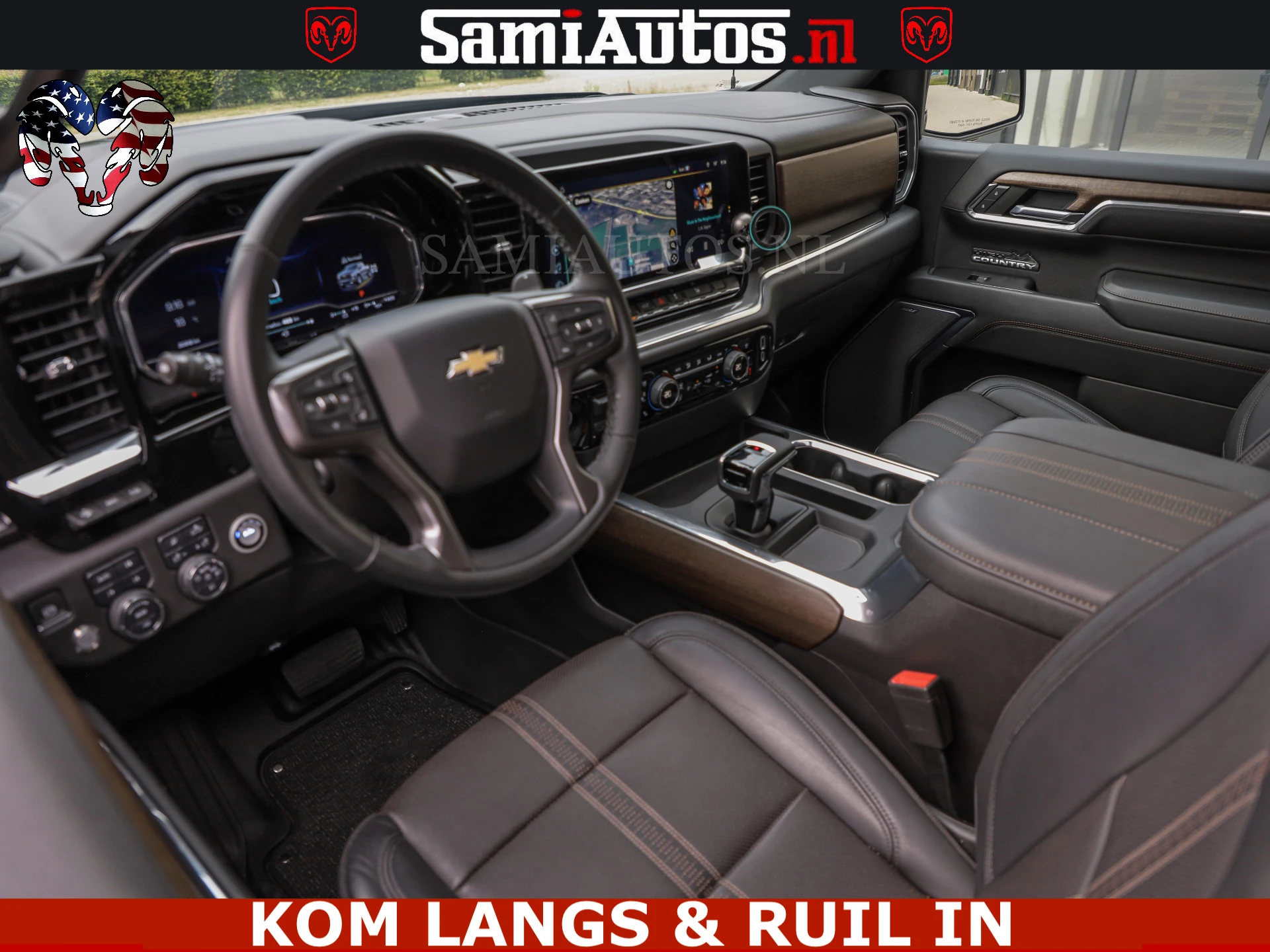 Chevrolet Silverado 2024 - HULK PACK | BEAST | HUIF | BLACK OPS | BOM VOL | GARANTIE TOT 24-01-2028 | DC 5 PERSOONS | afbeelding 59