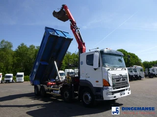 Hino FY1EUKA RHD + Palfinger E120L + grapple 2009 Bild 2 Miniaturansicht