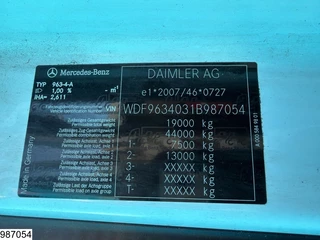 Mercedes-Benz Actros 2017 - 1843 EURO 6, Standairco afbeelding 7