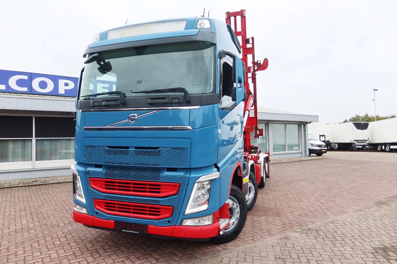 Volvo FH 2020 - 460 Hooklift 8x2. 3x Steering axle. Siloaufsteller Velsycon obrázek 13