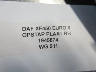 DAF XF 450 - 1945874 OPSTAP PLAAT RH EURO 6 afbeelding 3 miniatuur