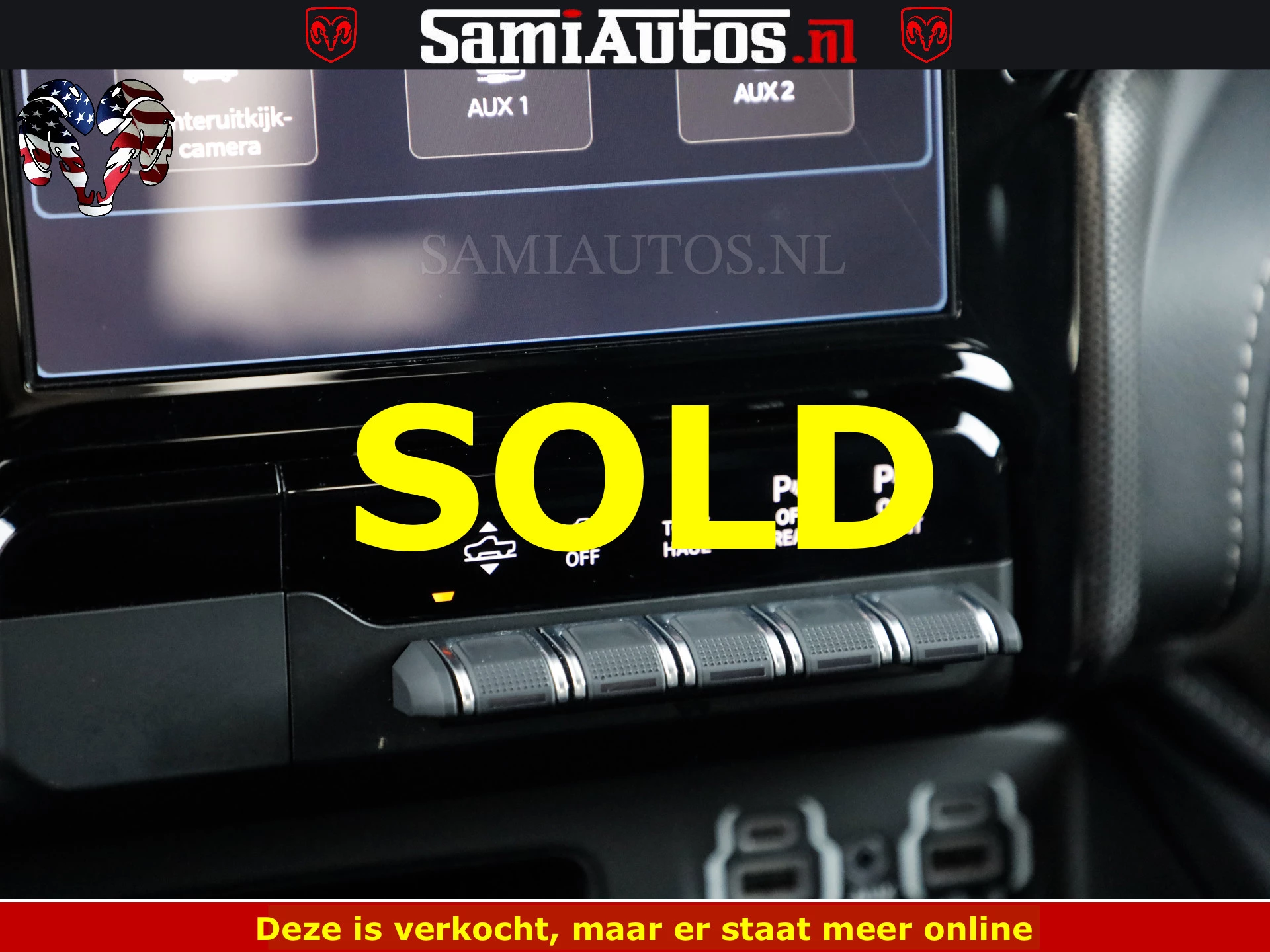 Dodge Ram Pick-Up 2024 - DELMONICO | LIMITED NIGHT 5.7 V8 | BOM VOL | HUD | LUCHTVERING | MEEST LUXE DUBBELE CABINE | 5 PERSOONS | obrázek 81