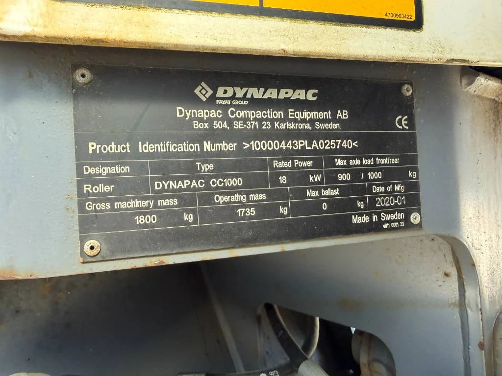 Dynapac 2020 - CC1000 zdjęcie 15