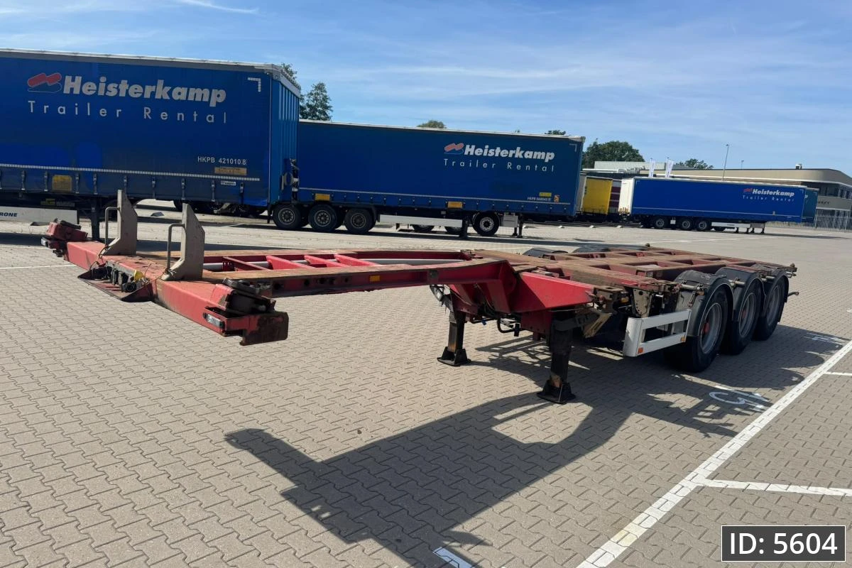 Pacton 2008 - T3-010 Multi / 2x Extandable / Lift axle / NL Trailer Bild 1