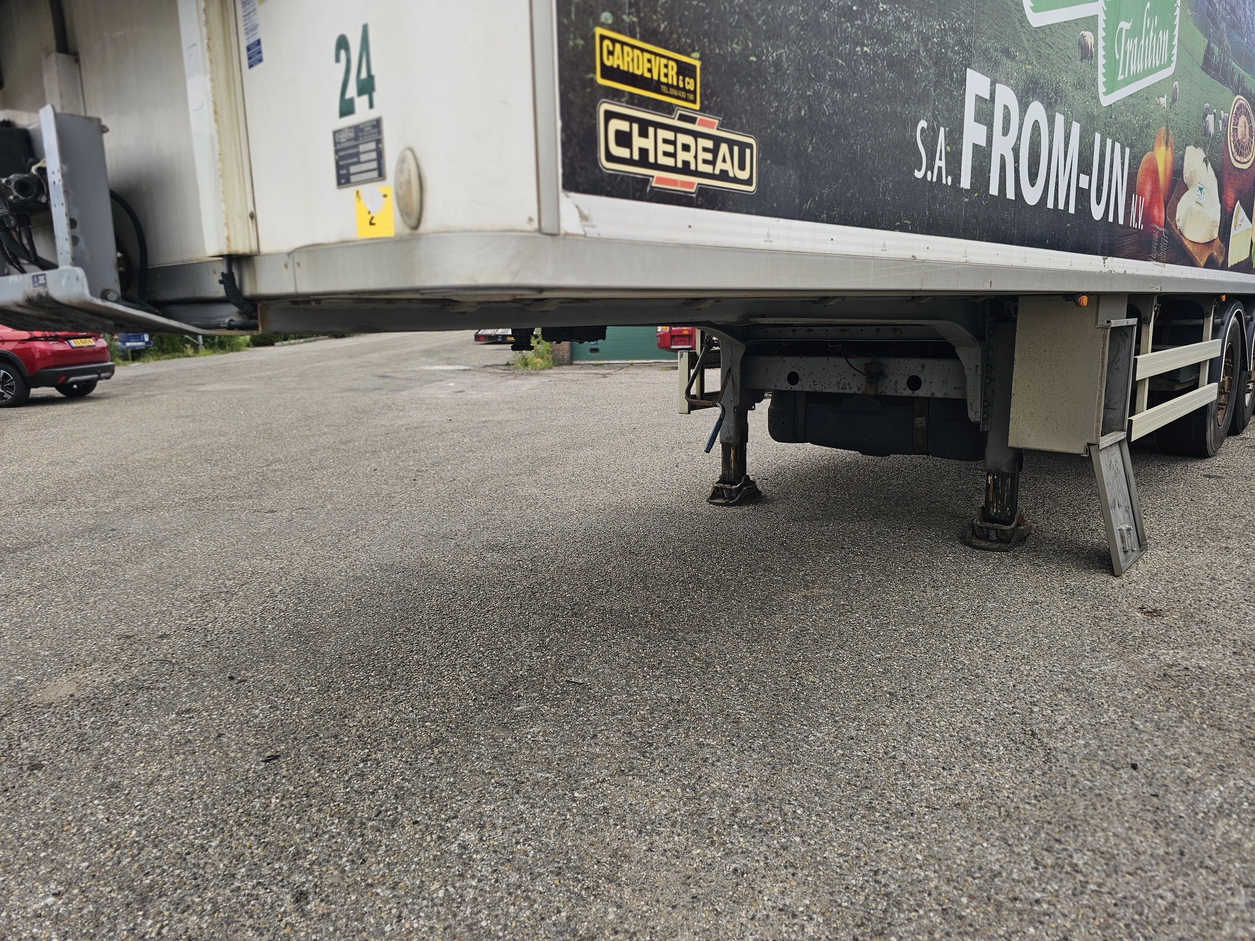 Chereau B3 /CITY TRAILER /STEERING AXLE/LIFT AXLE / 11.80 LONG /LOADING LIFT/ BPW DISC / CARRIER FRIDGE.TUV 23/7/2026 2012 afbeelding 45