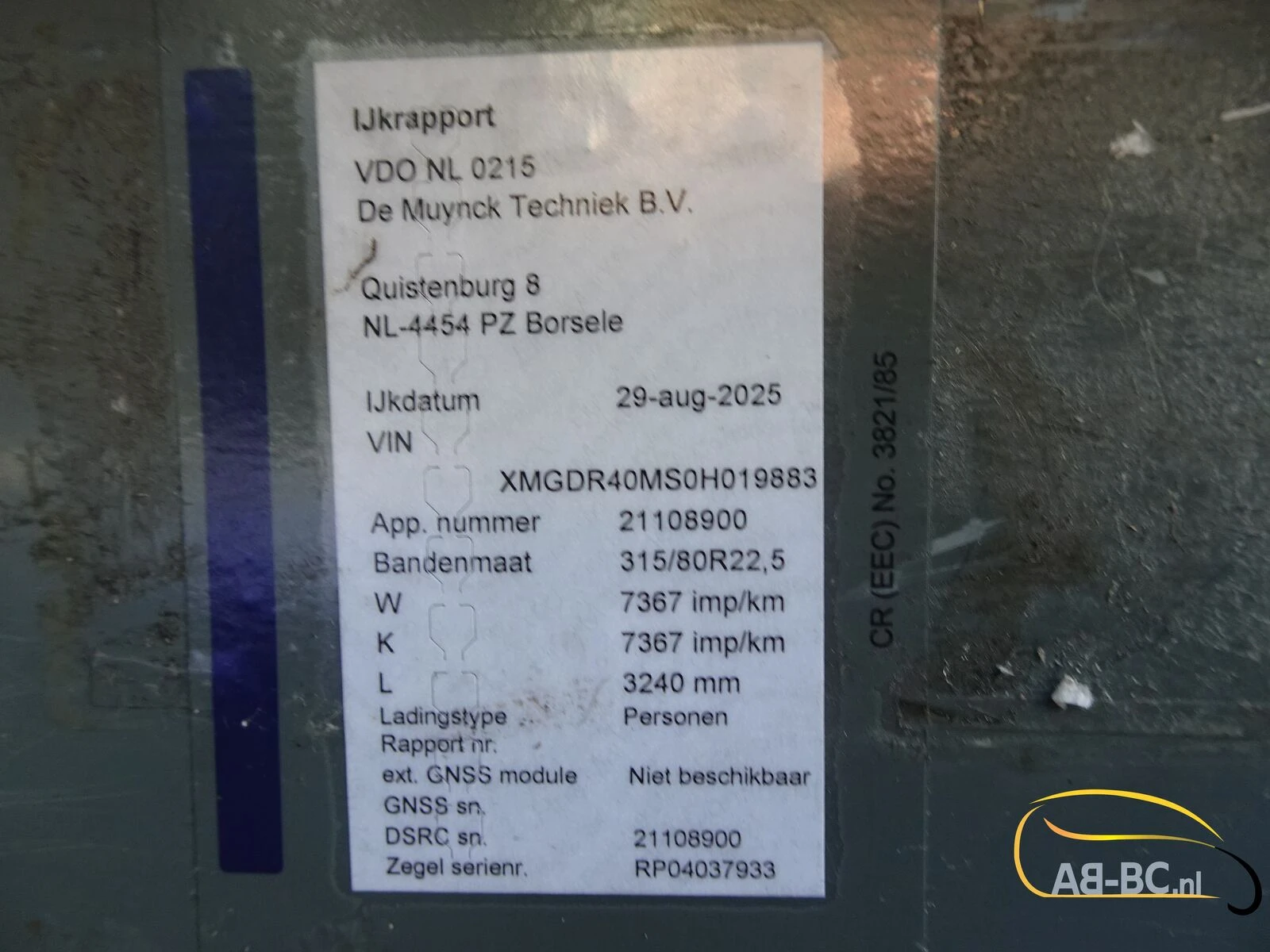 VDL Jonckheere SBR4005 - 59 Seats EURO 5 2011 afbeelding 29