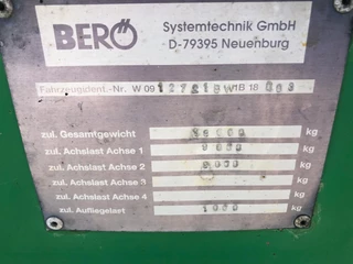 BERO 127 1998 - BERO Type 127 Wipkar met Silolifter t.b.v.Plaatsen en /of transport van Silo's WV-23-PF bild 15