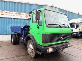 Mercedes-Benz 1617 1987 - C 4x2 KIPPER WITH CRANE (6-CILINDER ENGINE / MANUAL GEARBOX / FULL STEEL SUSPENSION) immagine 2