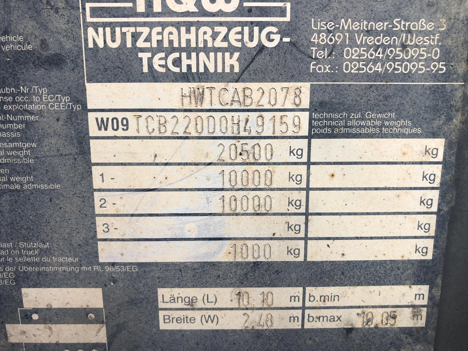 H&W HWTCAB 2078 2013 - HWTCAB 2078 2 As Wisselbare Wipkar i.c.m. BDF laadbak, 48-WK-LV afbeelding 23