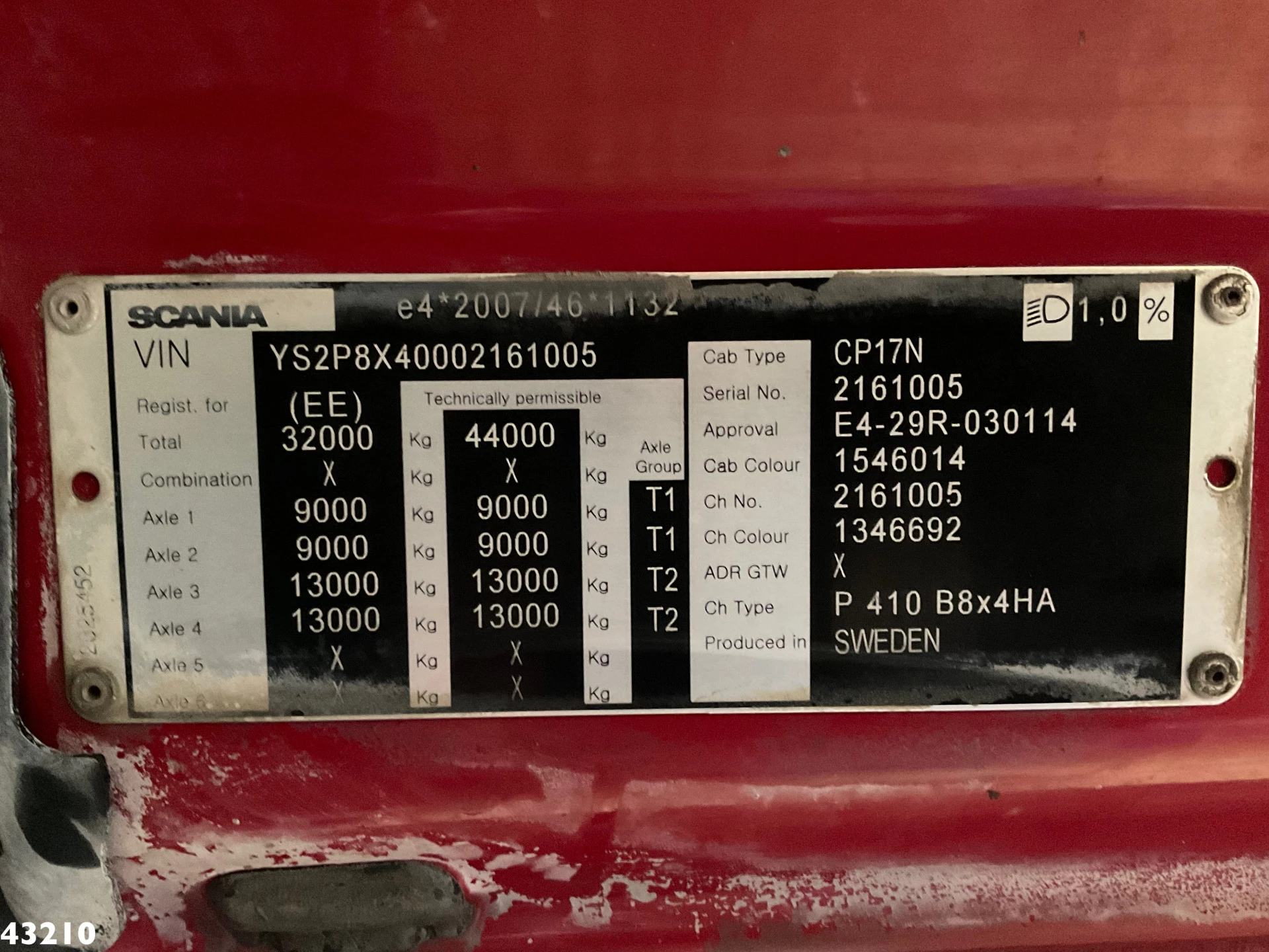 Scania P 2019 - 410 8x4 Kipper afbeelding 18
