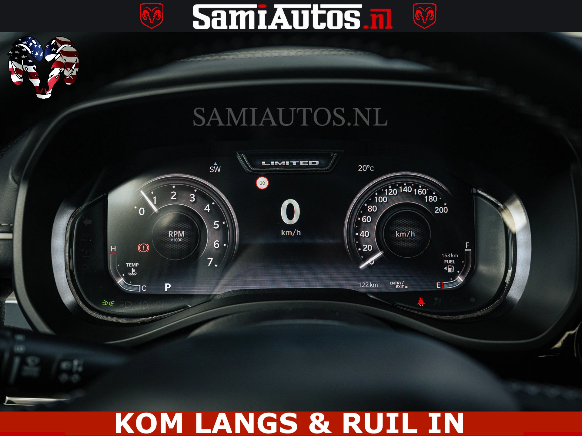Dodge Ram Pick-Up 2024 - HULK Pack | Limited Night H.O 540HP 706Nm | Massage + Full Option | De Meest Luxe en Volle in zijn Klasse | Hulk Pack is meer prijs | Bild 74