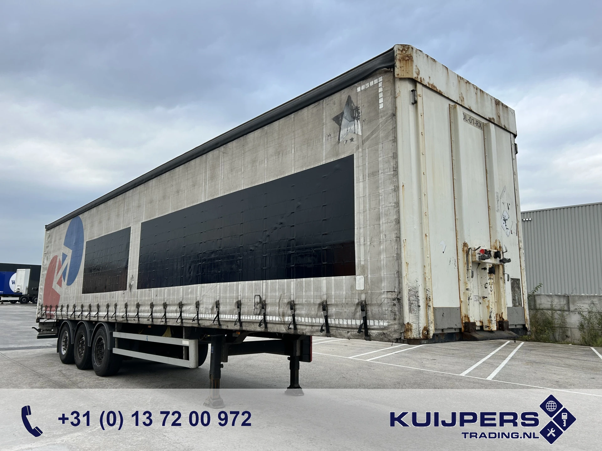 Schmitz Cargobull / Hertoghs O3 2012 - Schuifzeil oplegger afbeelding 1