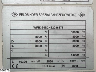Feldbinder N/A 2008 - Silo 40.000 Liter, 1 Comp. imagem 4