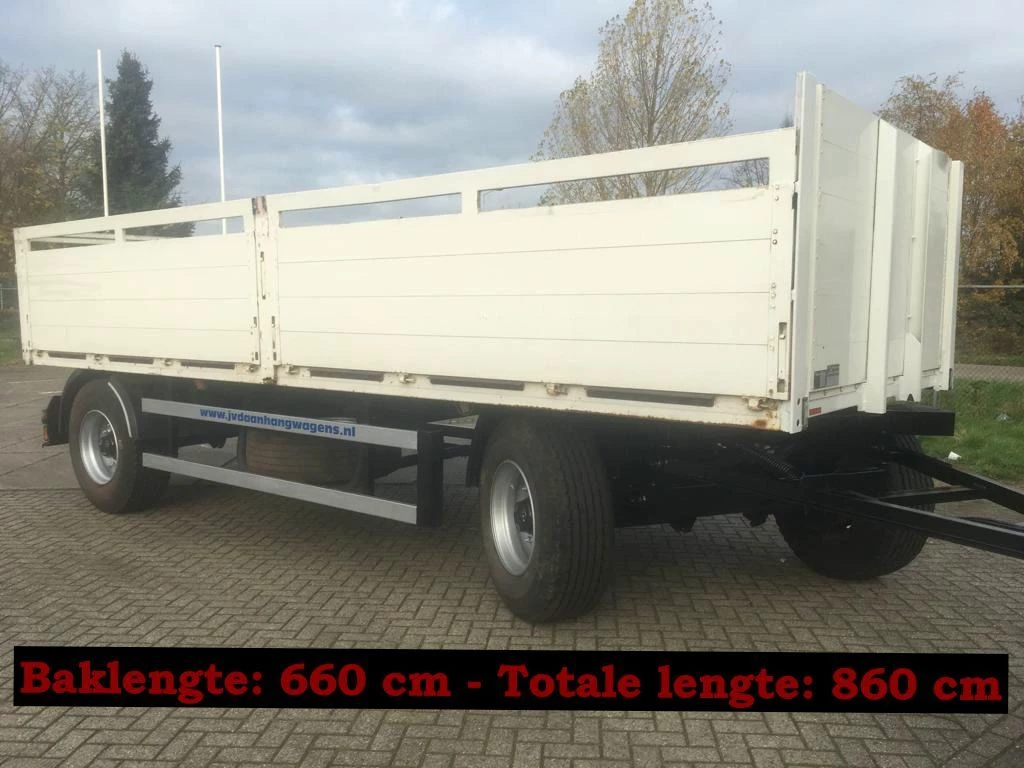 Kögel 1998 - ANBS 18 2 As Vrachtwagen Aanhangwagen Open, 73-WB-BH afbeelding 1