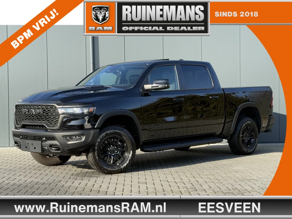 Dodge Ram 1500 2024 - 3.0 420 PK REBEL PREMIUM / LUCHTVERING / 2025 MODEL / INCL PRINS LPG! / PANO / 360 CAMERA / TREKHAAK / 3500 KG AHG / NIGHT EDITION imagen 1