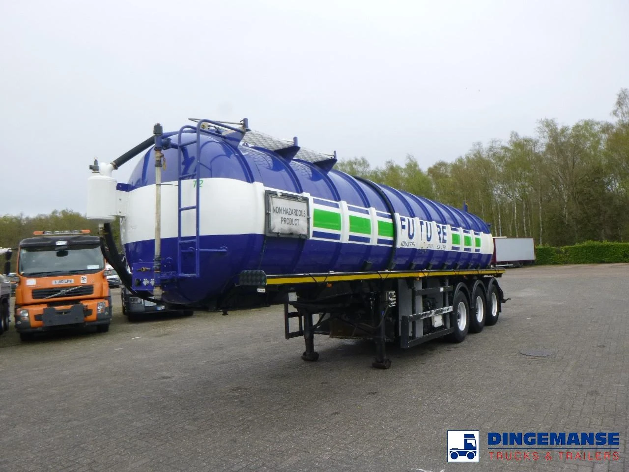 Vallely Vacuum tank alu 30 m3 / 1 comp + Engine 2012 obrázek 1
