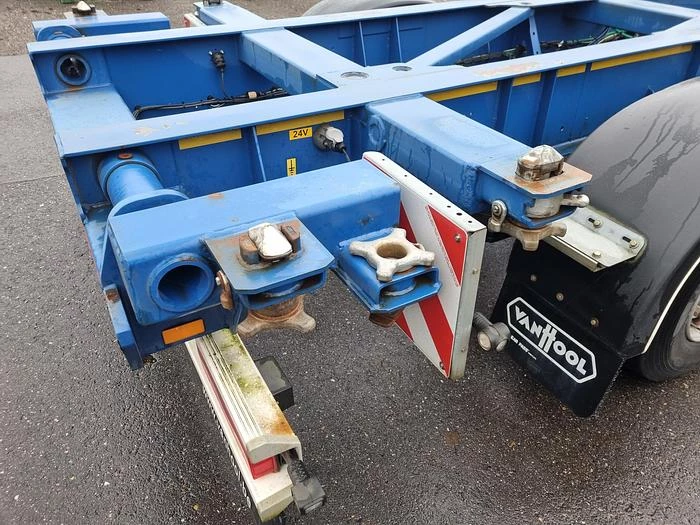 Van Hool A2C001 - container- CHASSIS-55 foot plus 2 X 20 FOOT -ADR- BPW DISC- 2 pieces financiering mogelijk. 2019 imagem 13