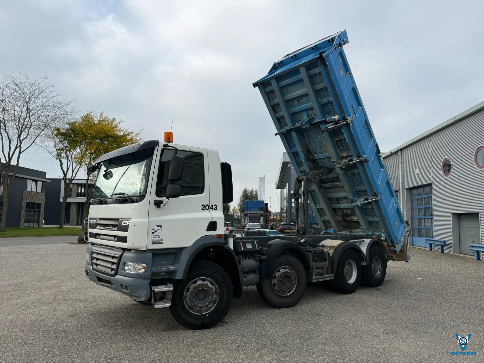 DAF CF 2013 - 85.410 / 8X4 / 2SIDE MEILLER 28TON TIPPER / FULL-STEEL / INLINER / 2XBIG AXLE / 2XLENKACHSE / AIRCO / AUTOMATIC / EURO-5 / 2013 Bild 1