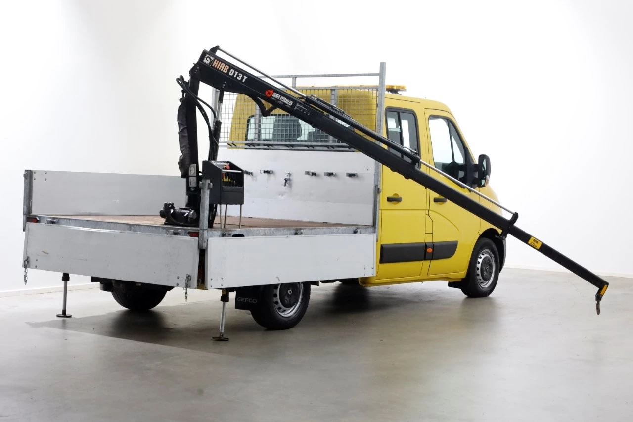 Renault Master 2016 - T35 2.3 dCi 130pk E6 L2H1 D.C. Open Laadbak + HIAB 013T Kraan 12-2016 imagen 16