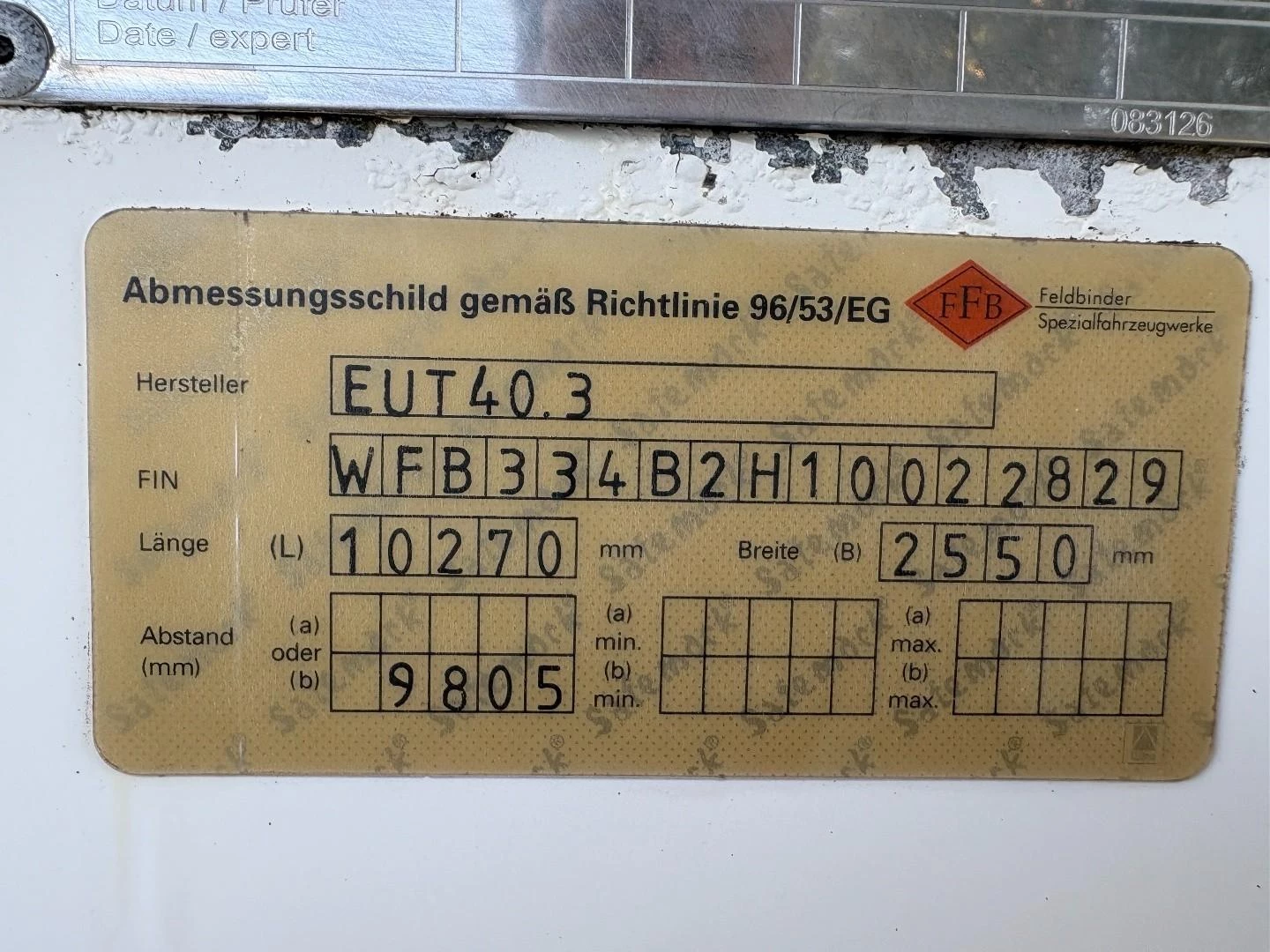 Feldbinder Silo 2001 afbeelding 10