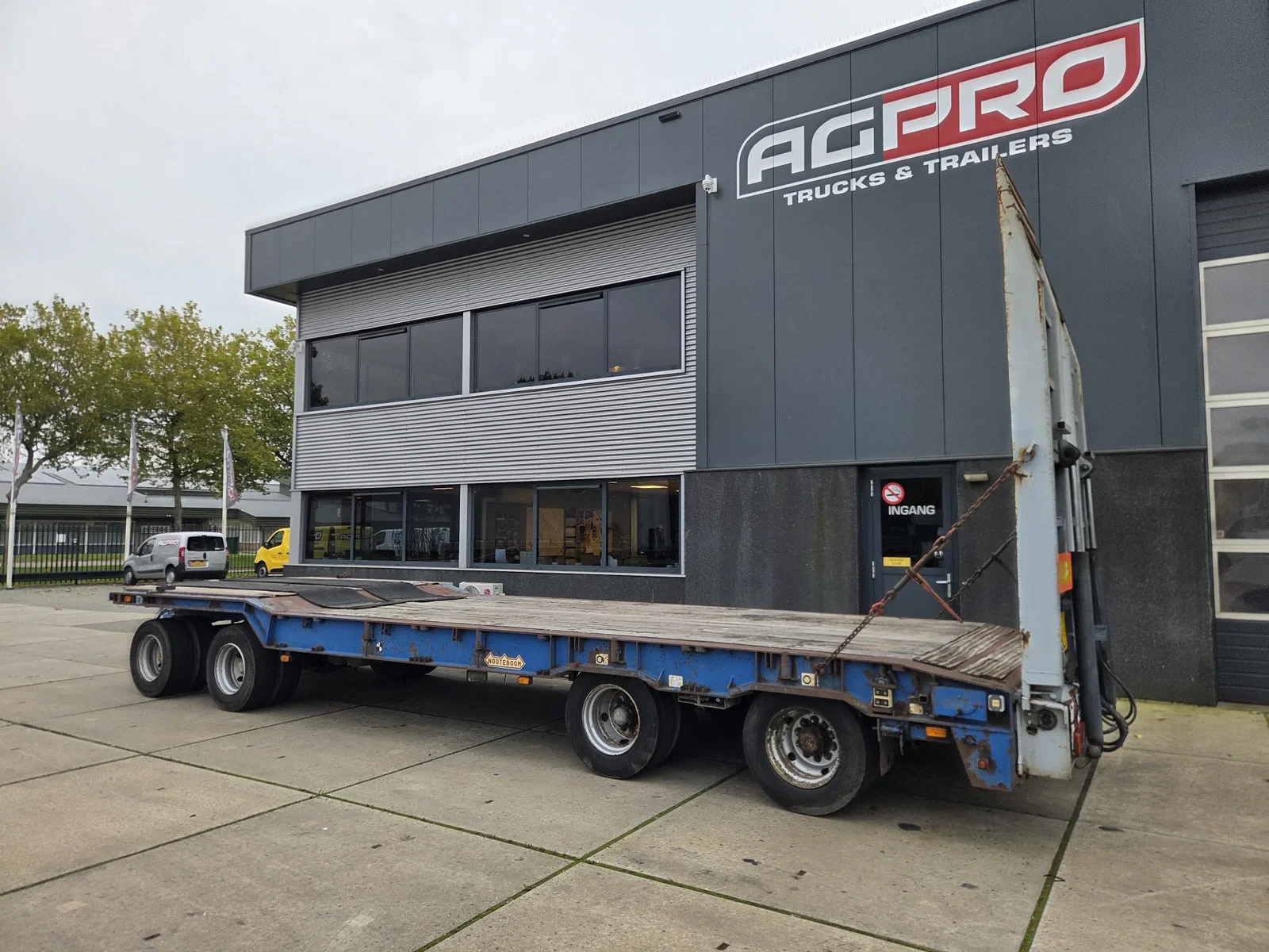 Nooteboom ASD 40 22 1998 - 4 as bladgeveerd hydr rampen afbeelding 1