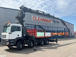 MAN TGA 2003 - 41.363 8x4 Manual Full steel Hiab 80 Tonmeter laadkraan + Fly-Jib te koop