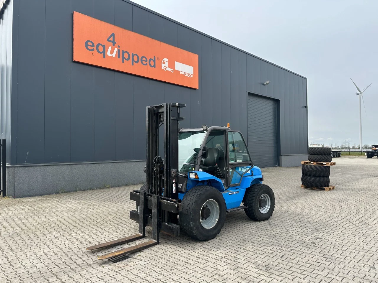 Manitou M 50-4T 2012 - M 50-4T 4x4 rough terrain forklift / only 2.092hrs / triplex-mast / side-shift afbeelding 3