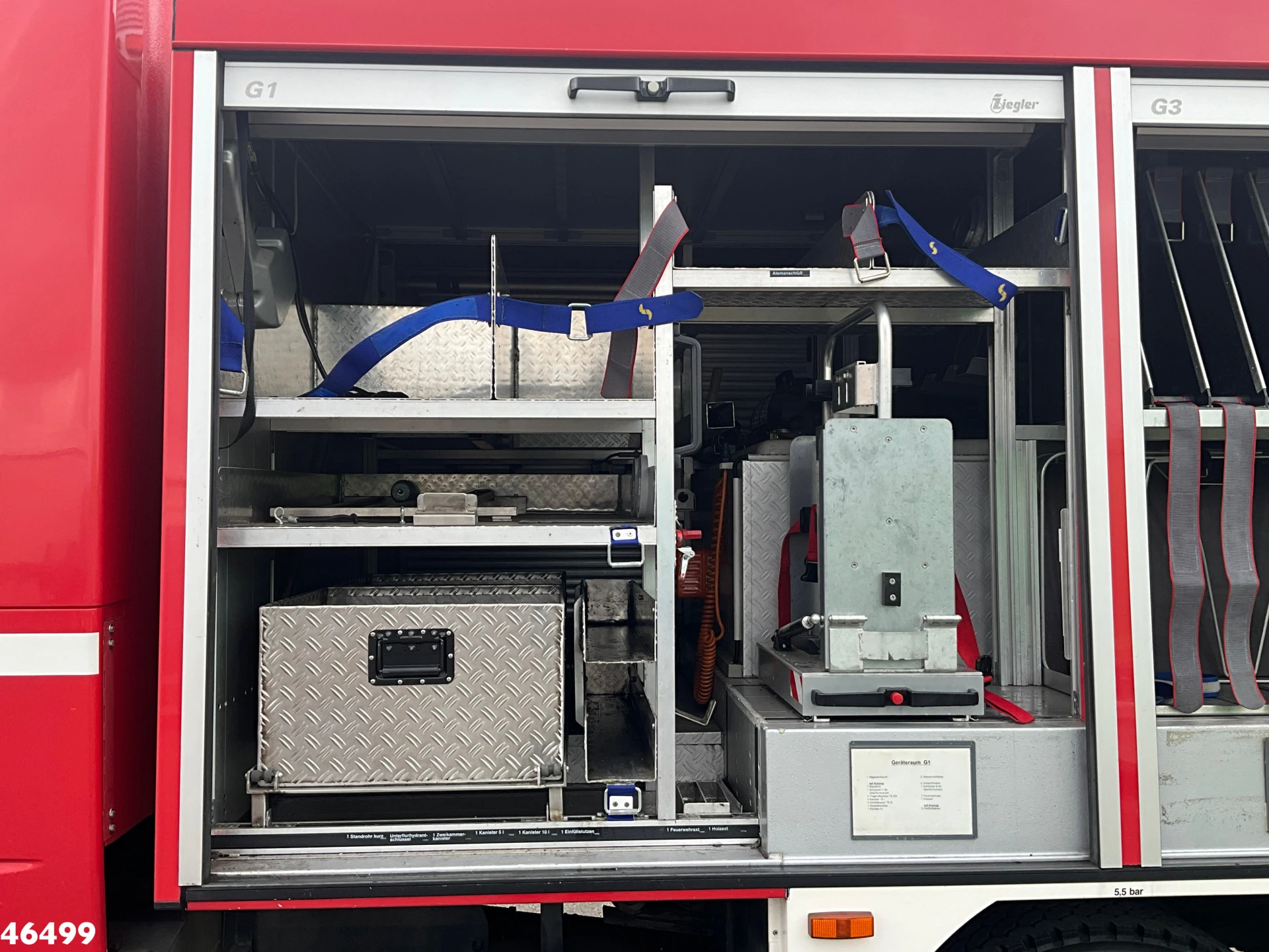 Mercedes-Benz Atego 2002 - 918 4x4 ZIEGLER Brandweer / materiaalwagen Just 17.693 km! afbeelding 18