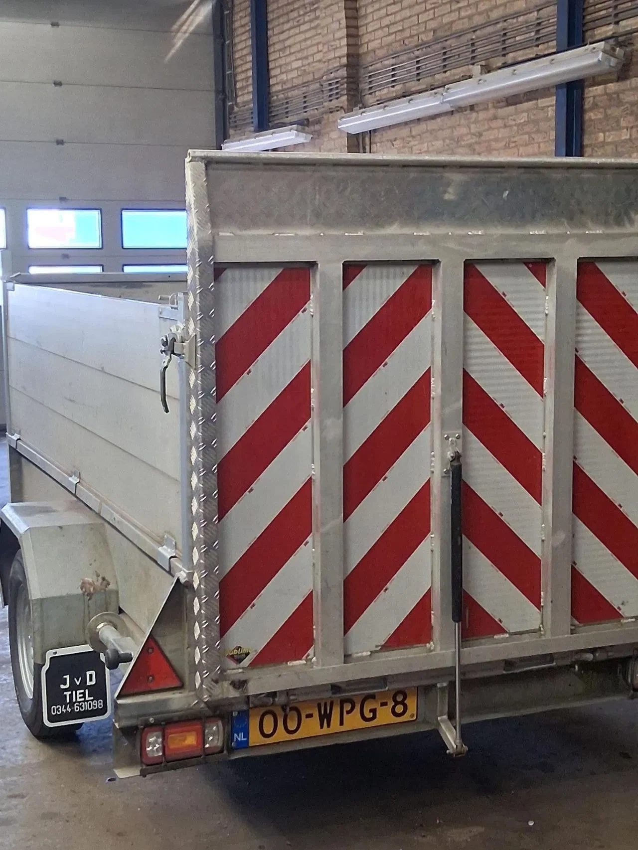 HAESAERTS 1985 - Enkel as Machinetransport met Oprijklep, 00-WPG-8 afbeelding 5