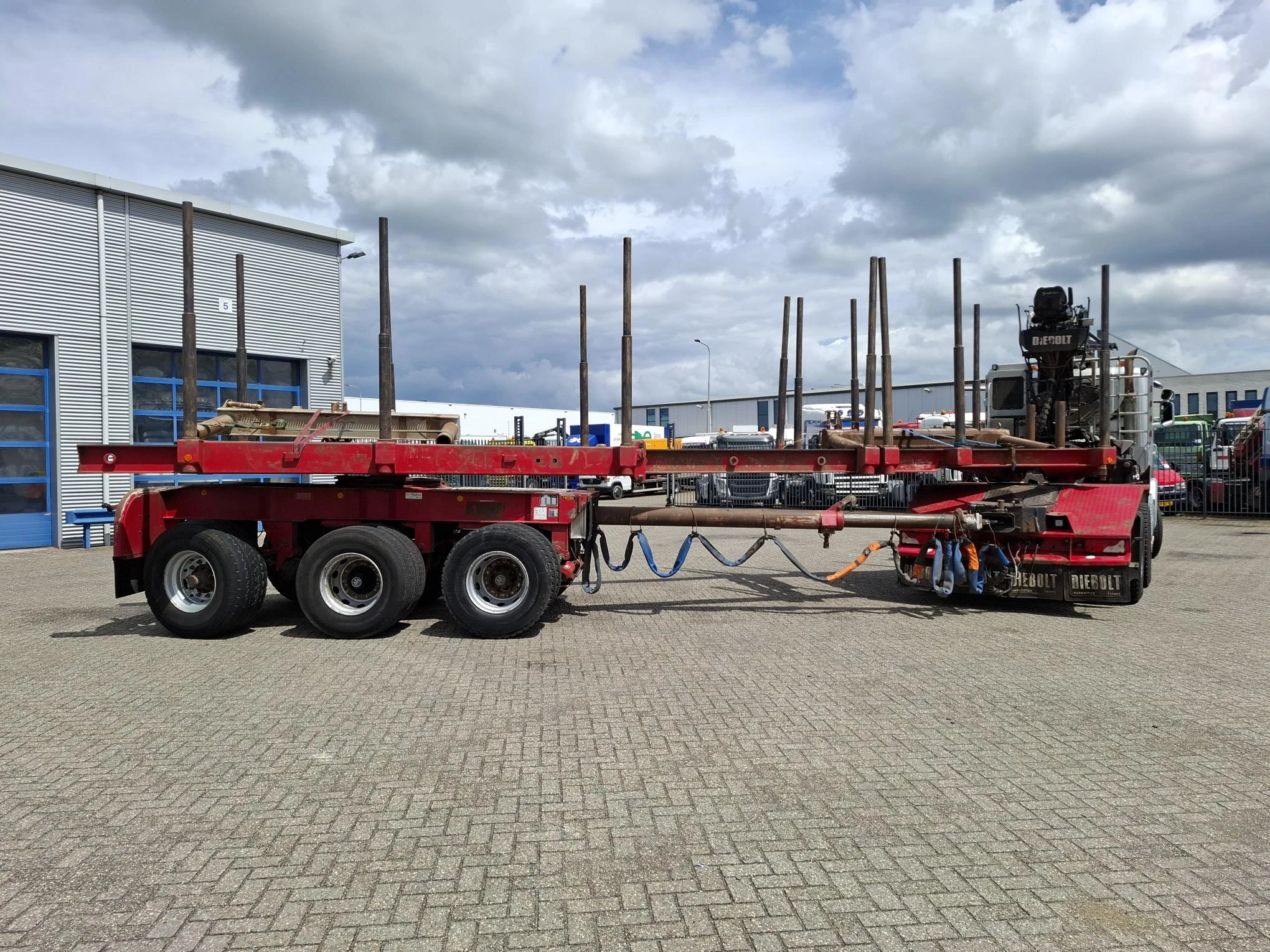Scania R 2016 - R580 V8 / LOGGING TRUCK / 6X4 / RETARDER / 2XBIG AXLE / PALFINGER EPSILON S270L83 / 20METER / 431534 KM / DIEBOLT 3AXLE TRAILER / AUTOMATIC / EURO-6 / 2016 afbeelding 12