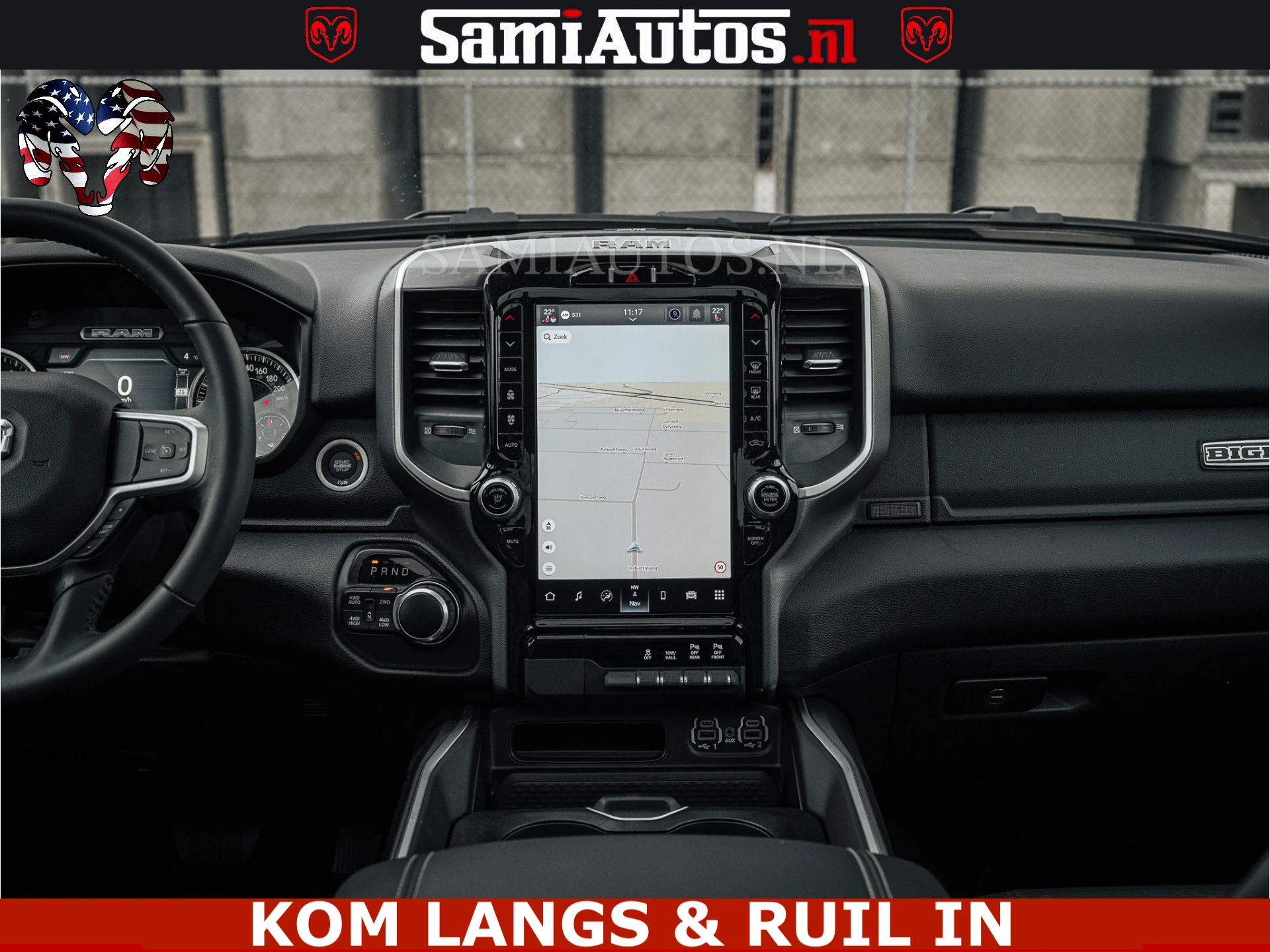 Dodge Ram Pick-Up 2024 - SPORT | 5.7 V8 4x4 HEMI | PANORAMA DAK | GROOTSCHERM 12 INCH | LPG | Patriot Blue immagine 5