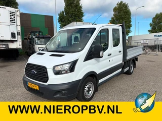 Ford Transit 2018 - 2.0TDCI Dubbelcabine 7 Pers Openlaadbak Airco Cruisecontrol Trekhaak zu verkaufen